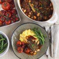 Braised Lamb Shanks & Gremolata